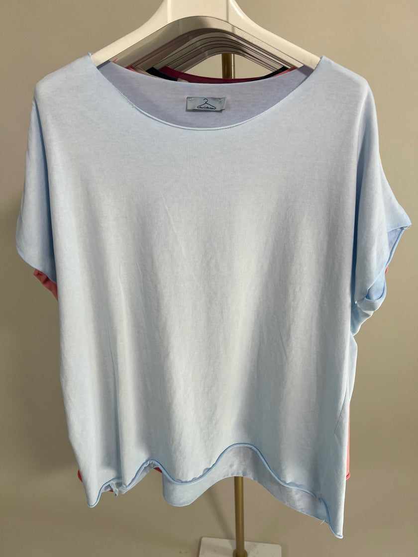 T-Shirt Uni Gr. 38-44 in versch. Farben Artikel 5782