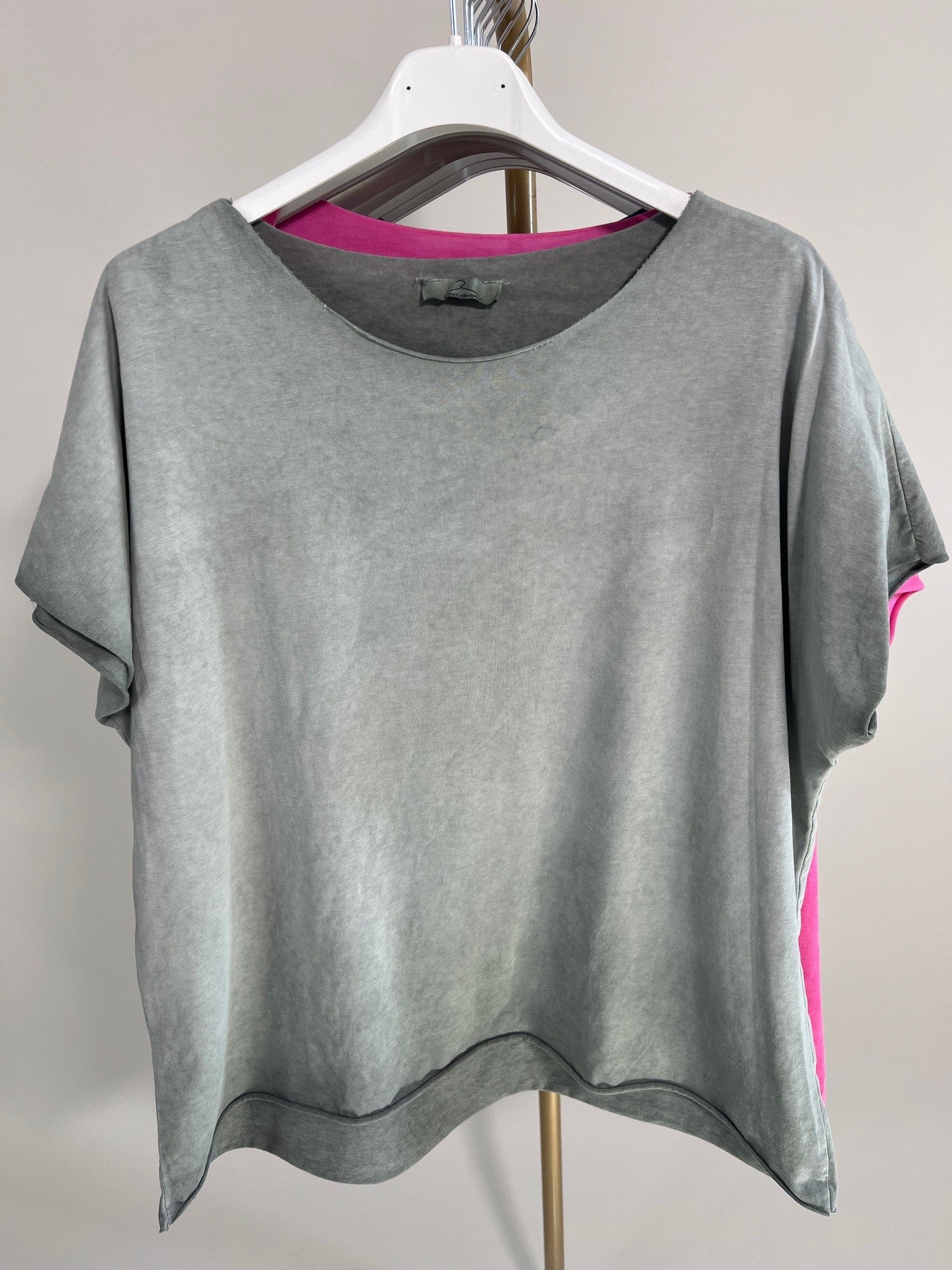 T-Shirt Uni Gr. 38-44 in versch. Farben Artikel 5782
