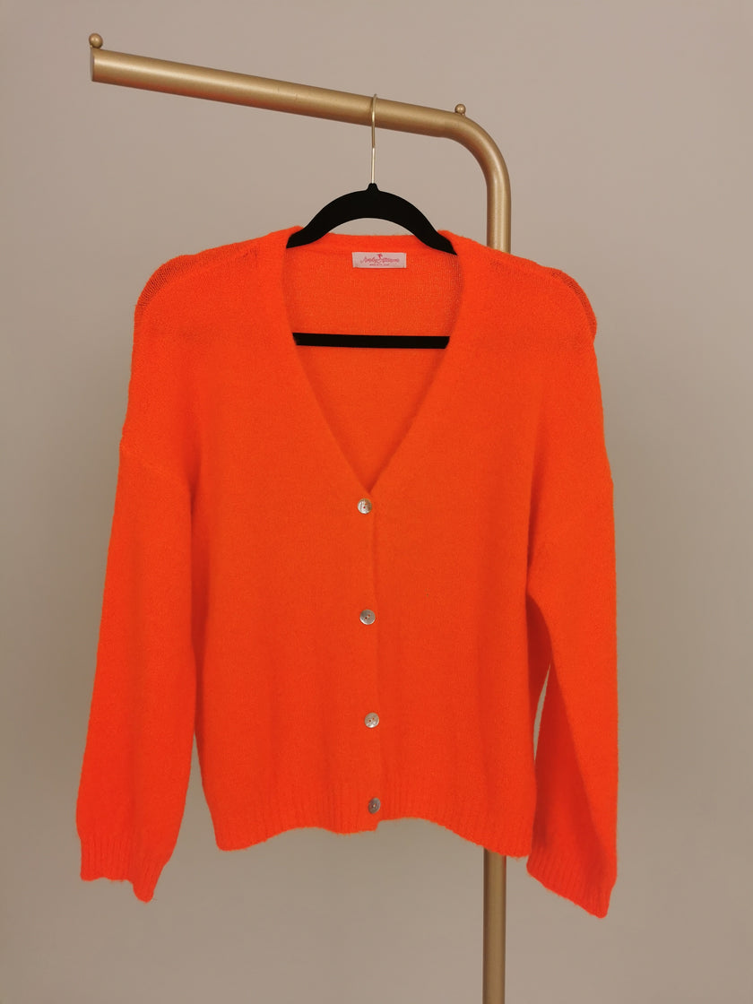 Cardigan Uni mit Knopfleiste in versch. Farben Artikel 5587