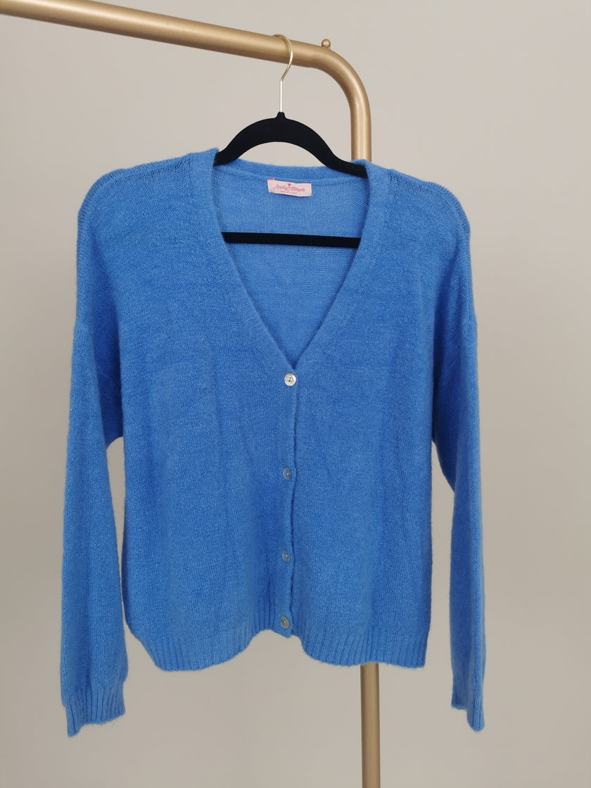 Cardigan Uni mit Knopfleiste in versch. Farben Artikel 5587