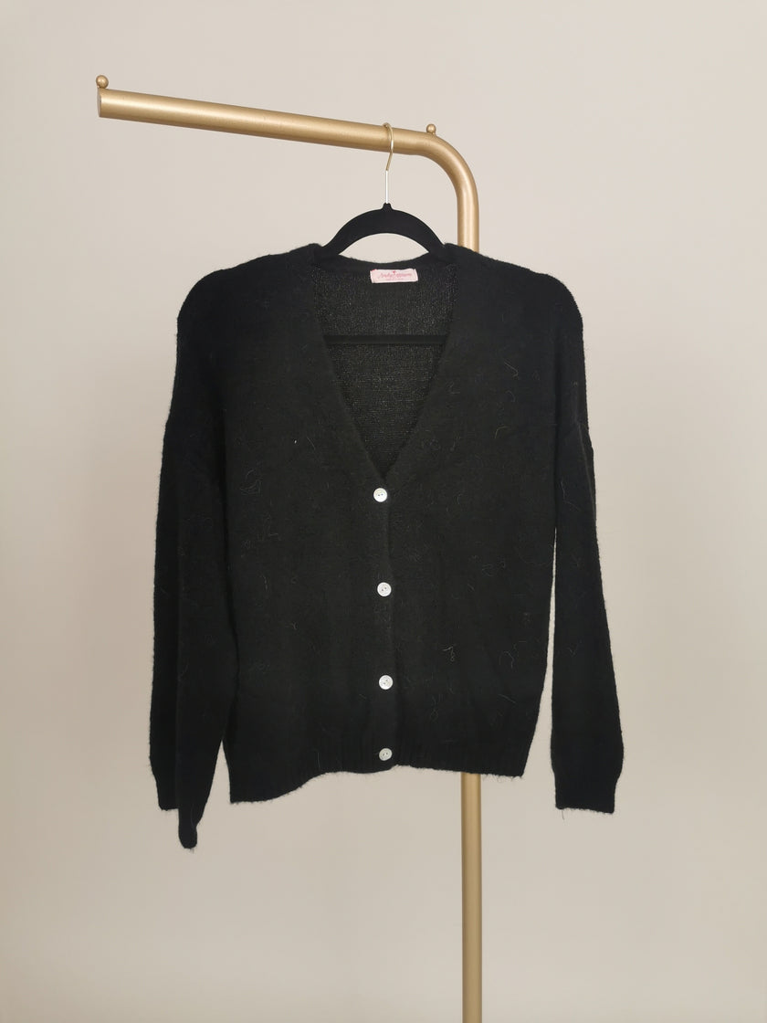 Cardigan Uni mit Knopfleiste in versch. Farben Artikel 5587