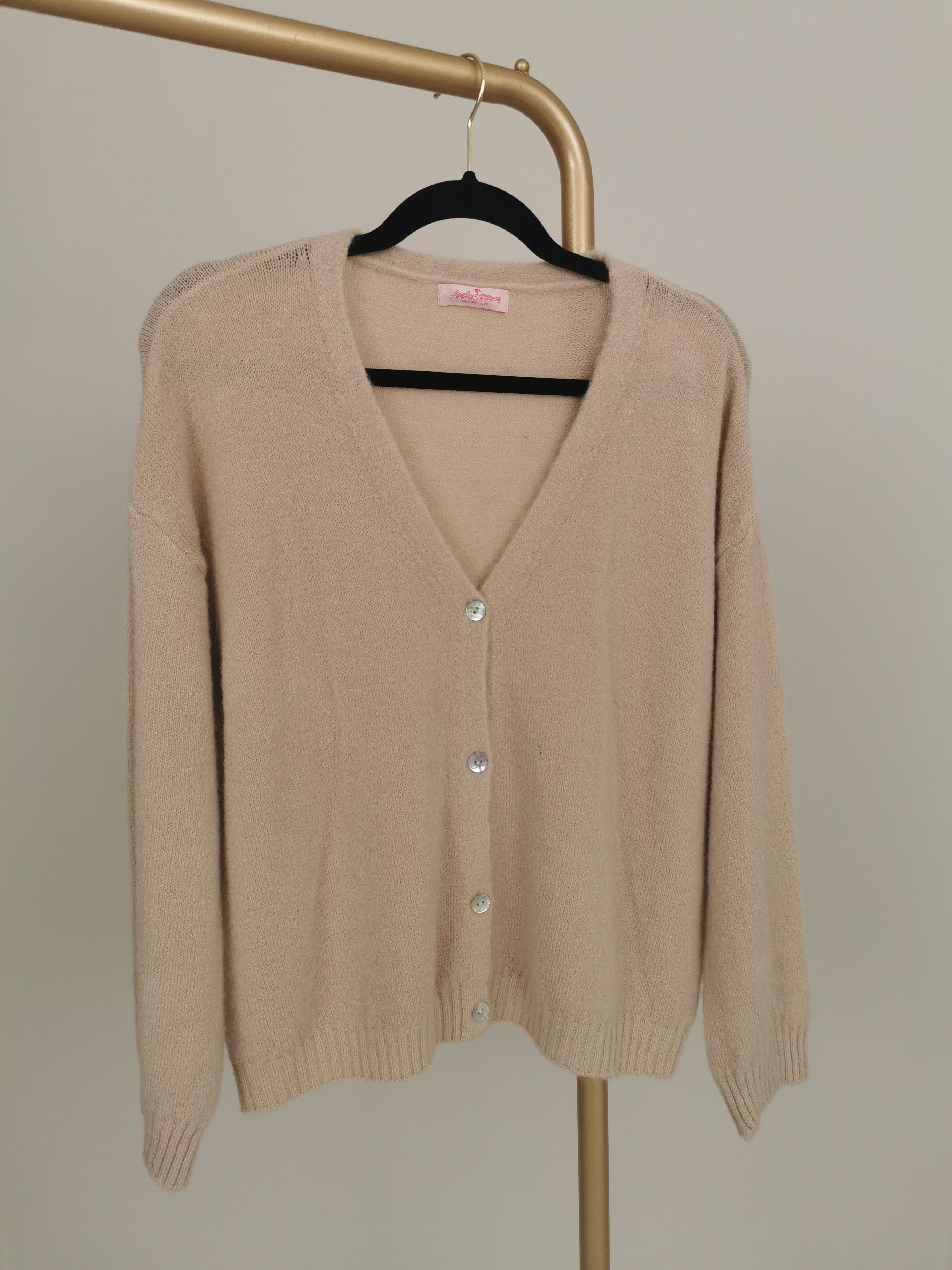 Cardigan Uni mit Knopfleiste in versch. Farben Artikel 5587