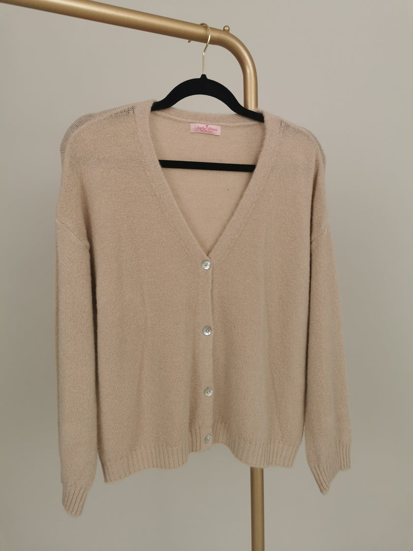 Cardigan Uni mit Knopfleiste in versch. Farben Artikel 5587