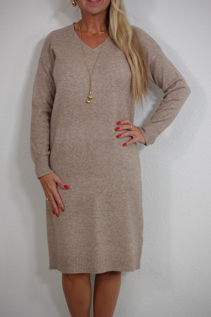 Strickkleid Uni in versch. Farben Artikel 5266