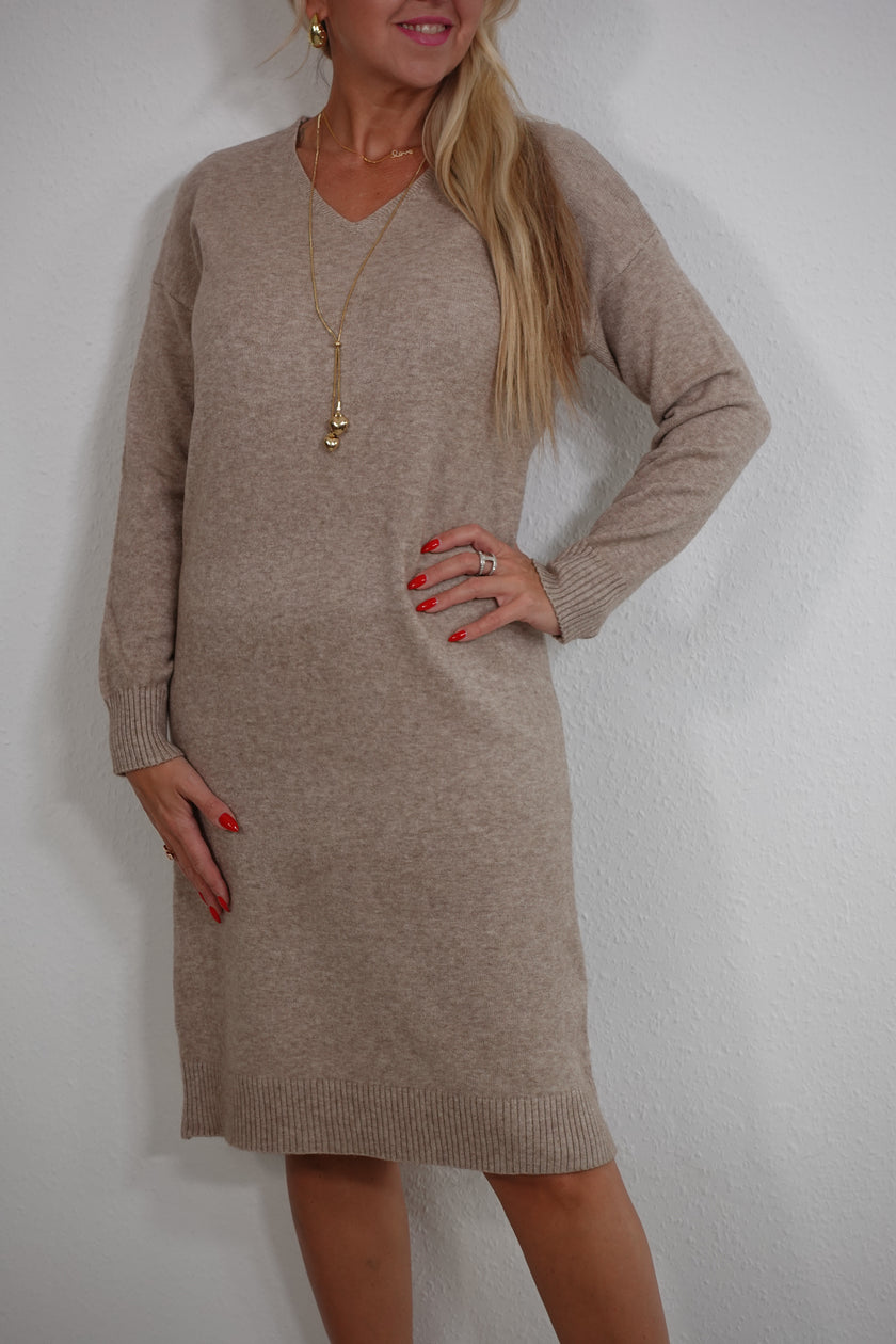 Strickkleid Uni in versch. Farben Artikel 5266