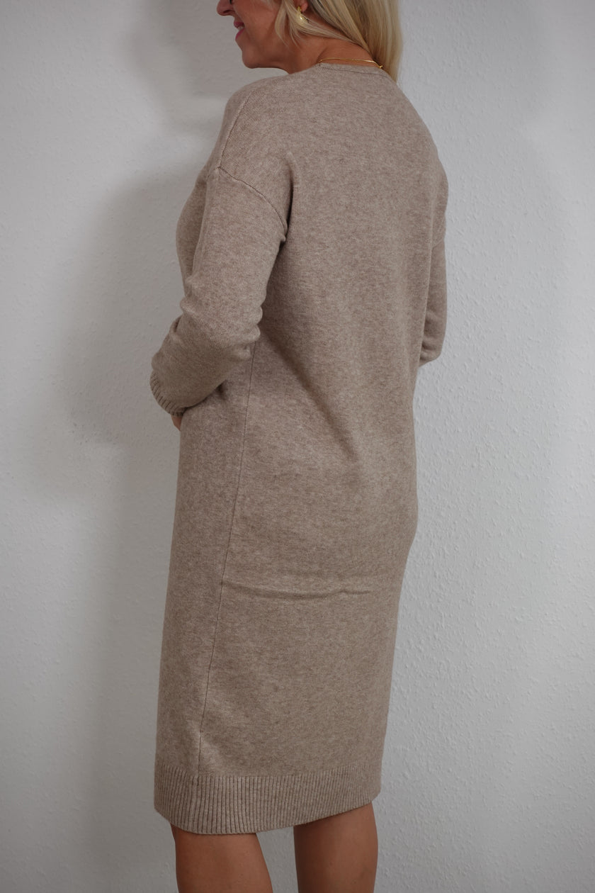 Strickkleid Uni in versch. Farben Artikel 5266