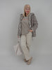 Wendemantel mit Kunstpelz von Rino&Pelle in Light Pebble/Leo Art. RP6514