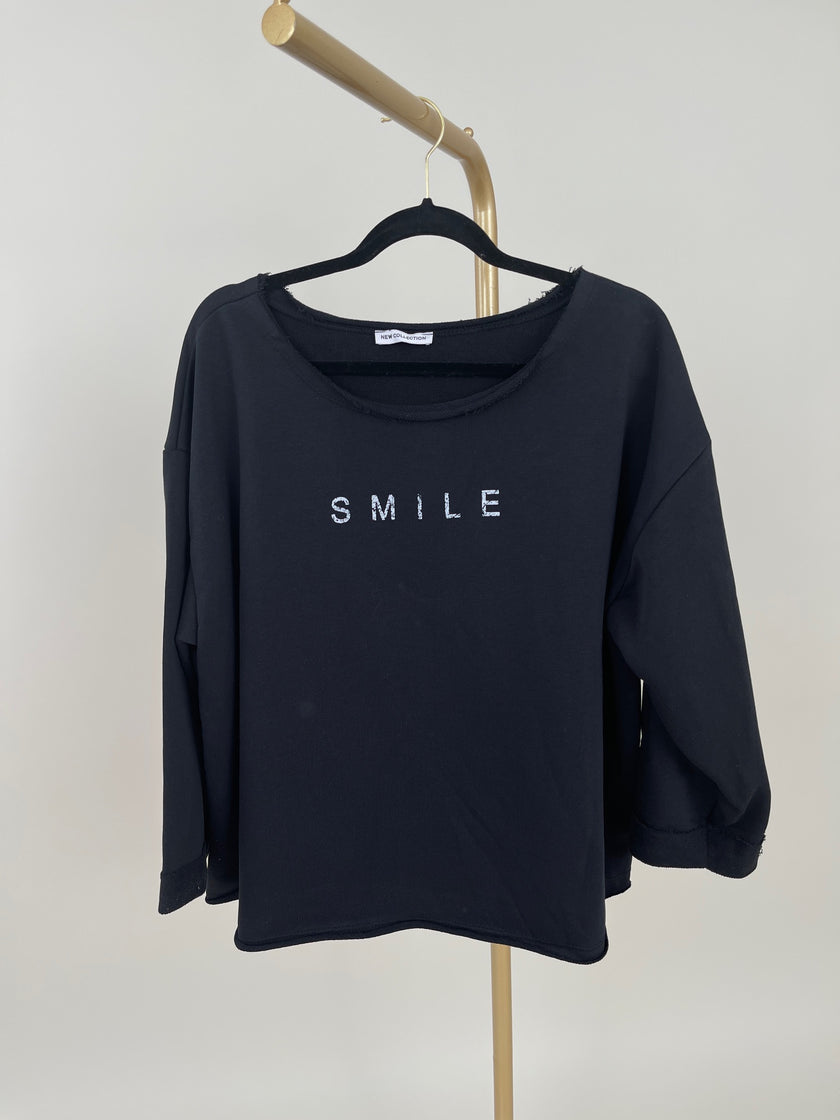 Sweatshirt Smile in versch. Farben Artikel 6078