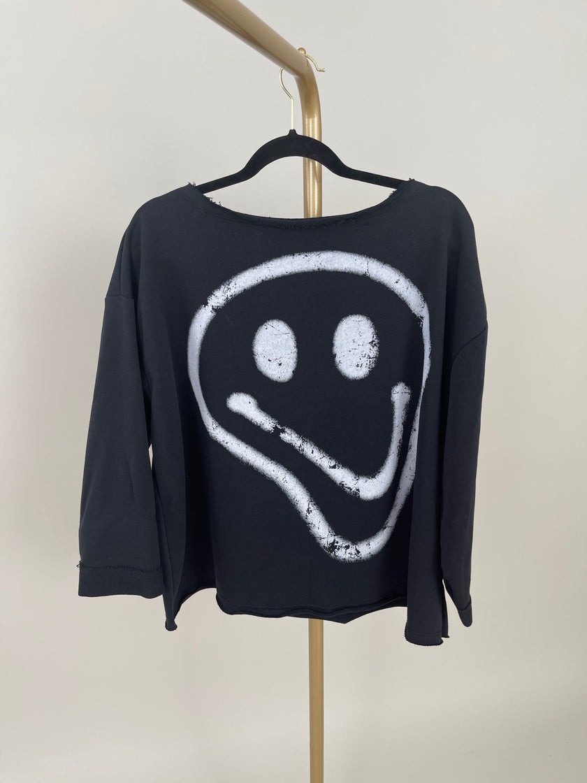 Sweatshirt Smile in versch. Farben Artikel 6078