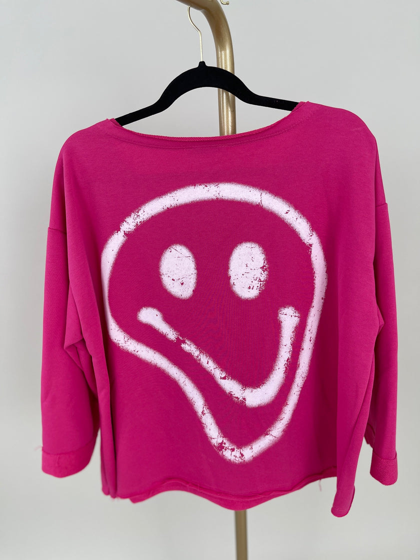 Sweatshirt Smile in versch. Farben Artikel 6078