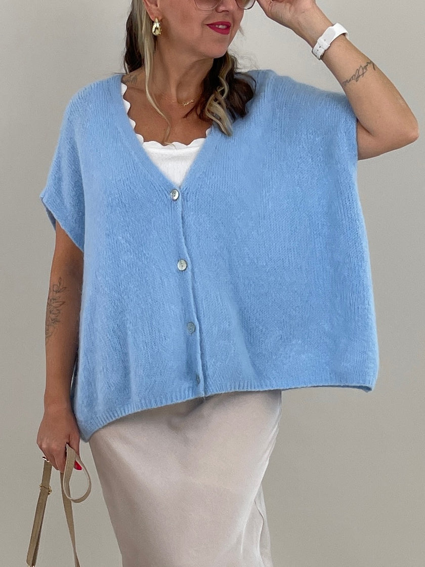 Strickweste Oversized in versch. Farben Artikel 5628