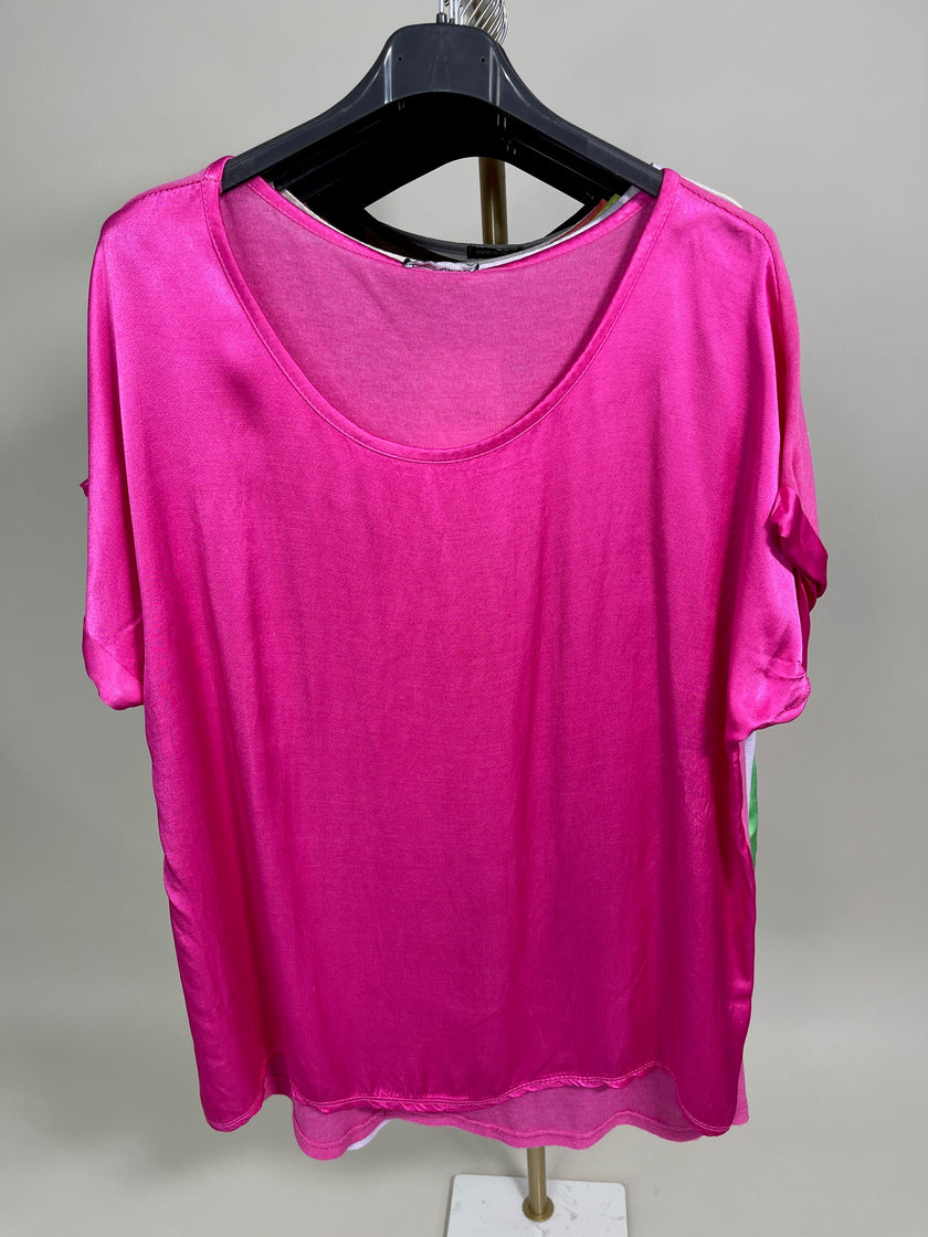 Shirt Satinoptik Uni in versch. Farben Artikel 3599