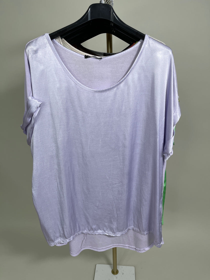 Shirt Satinoptik Uni in versch. Farben Artikel 3599