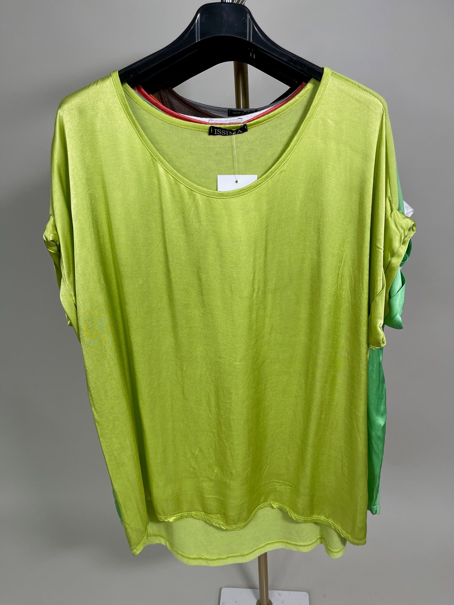 Shirt Satinoptik Uni in versch. Farben Artikel 3599