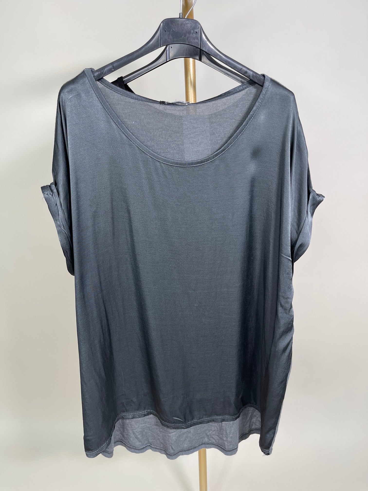 Shirt Satinoptik Uni in versch. Farben Artikel 3599