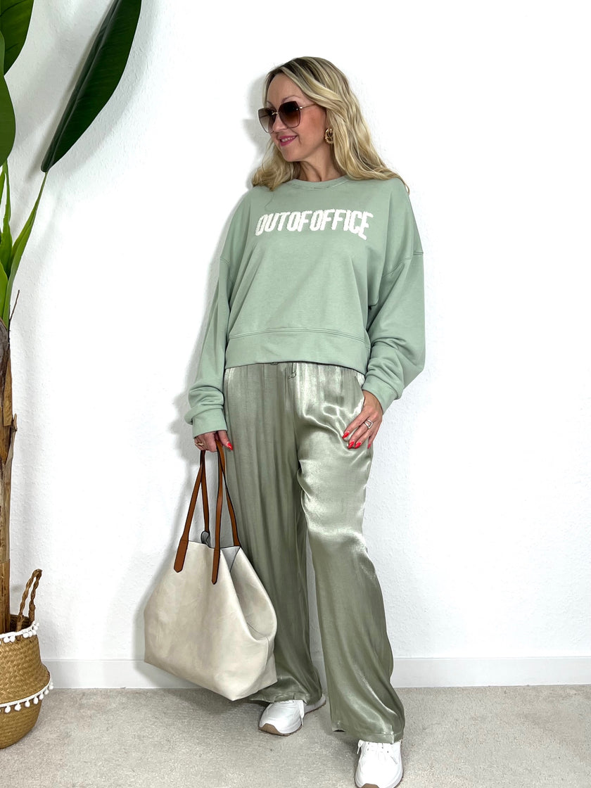 Sweater mit Frottee-Aufdruck in versch. Farben Artikel 5007