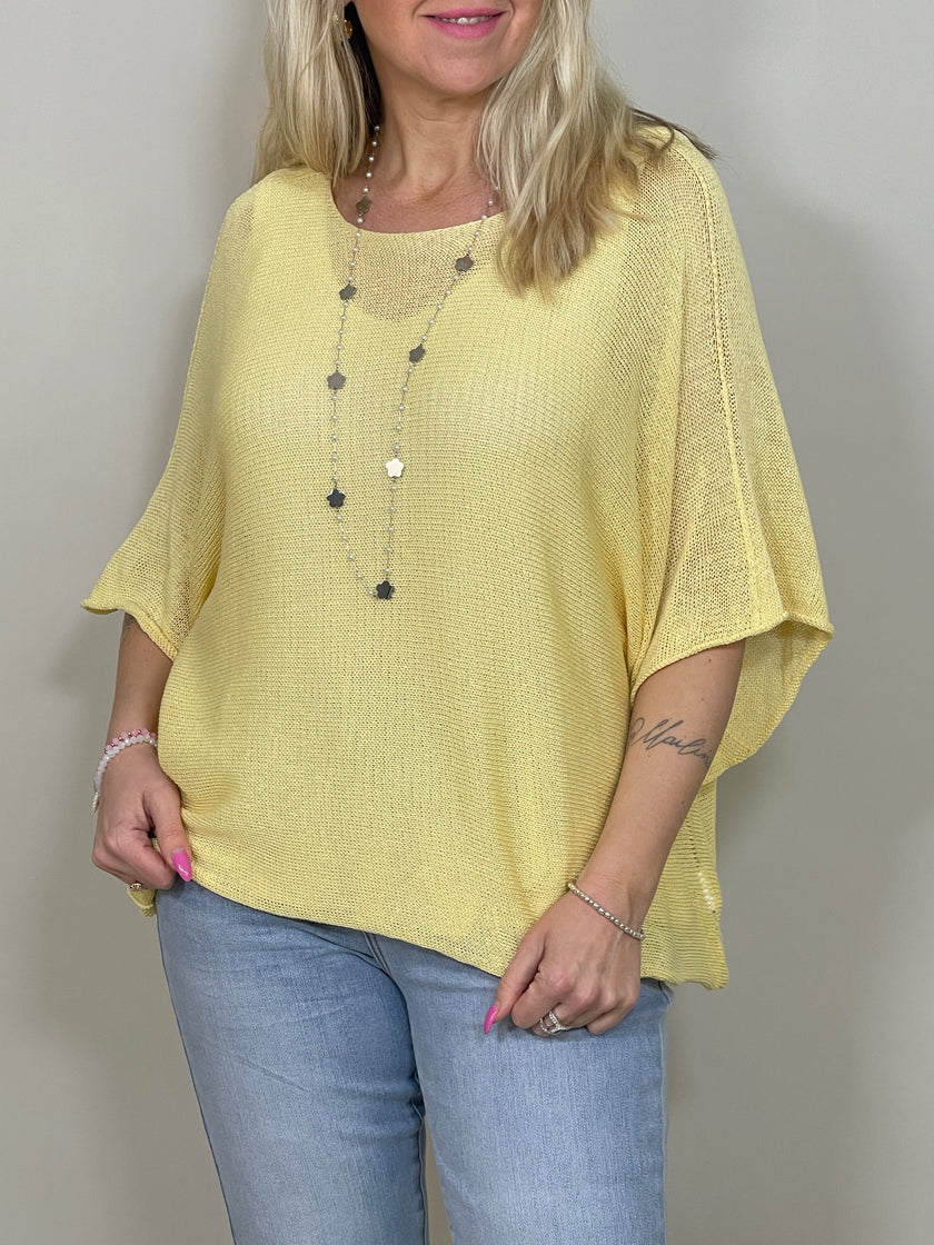 Pullover Kurz Feinstrick versch. Farben Artikel 5768