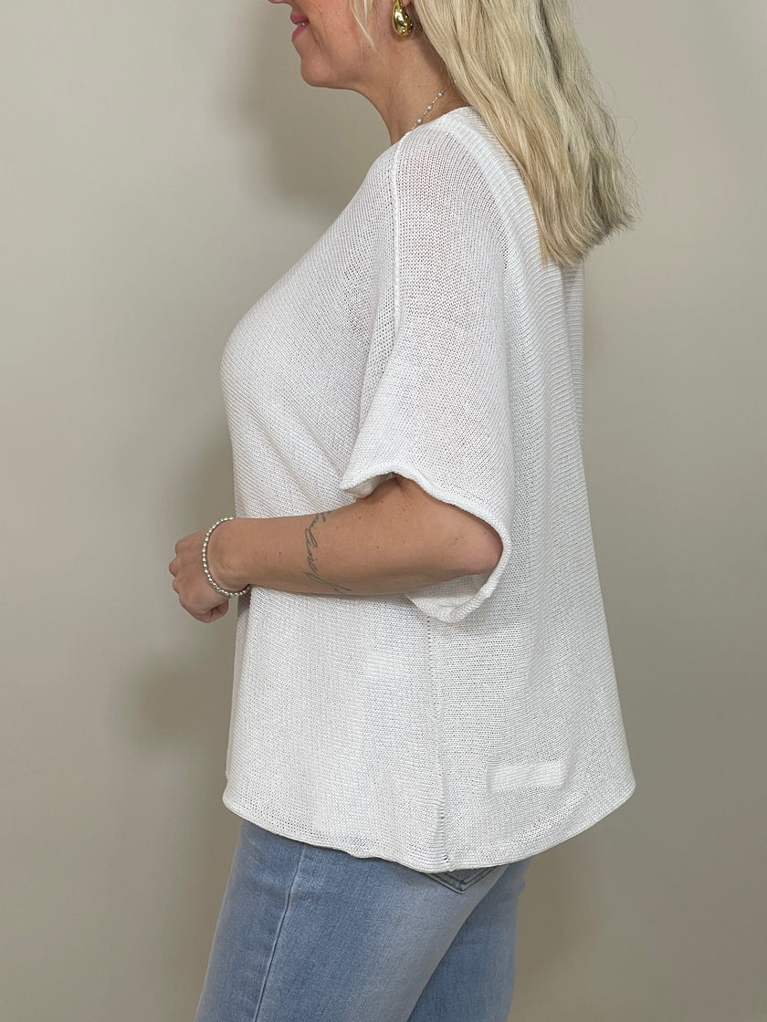 Pullover Kurz Feinstrick versch. Farben Artikel 5768