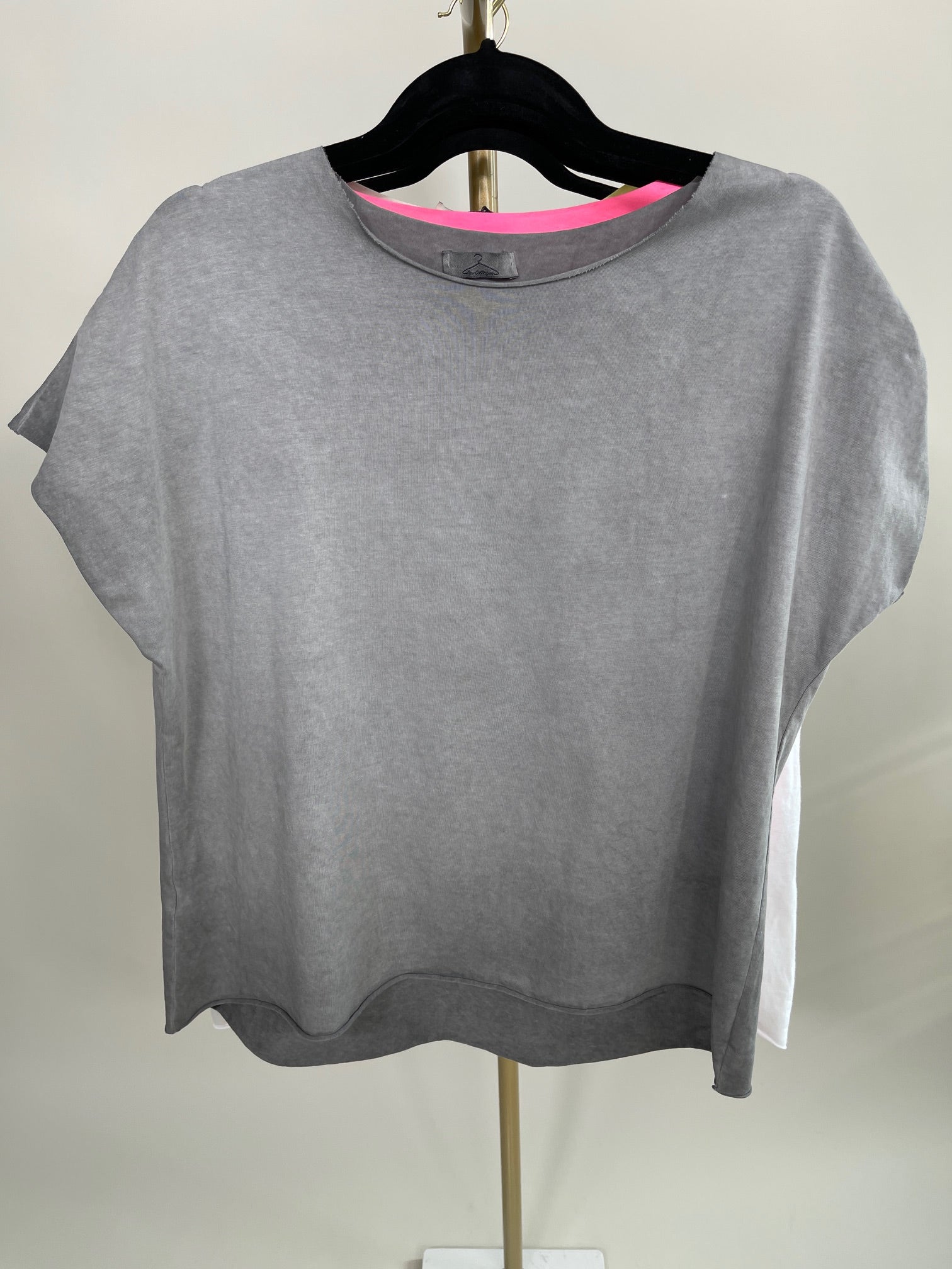 T-Shirt Uni Gr. 38-44 in versch. Farben Artikel 5782