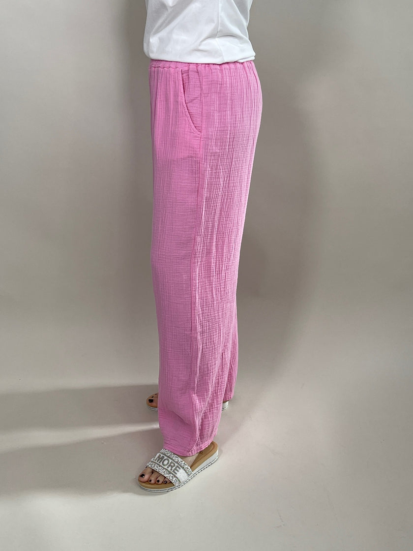 Musselin Hose Uni in versch. Farben Artikel 5780