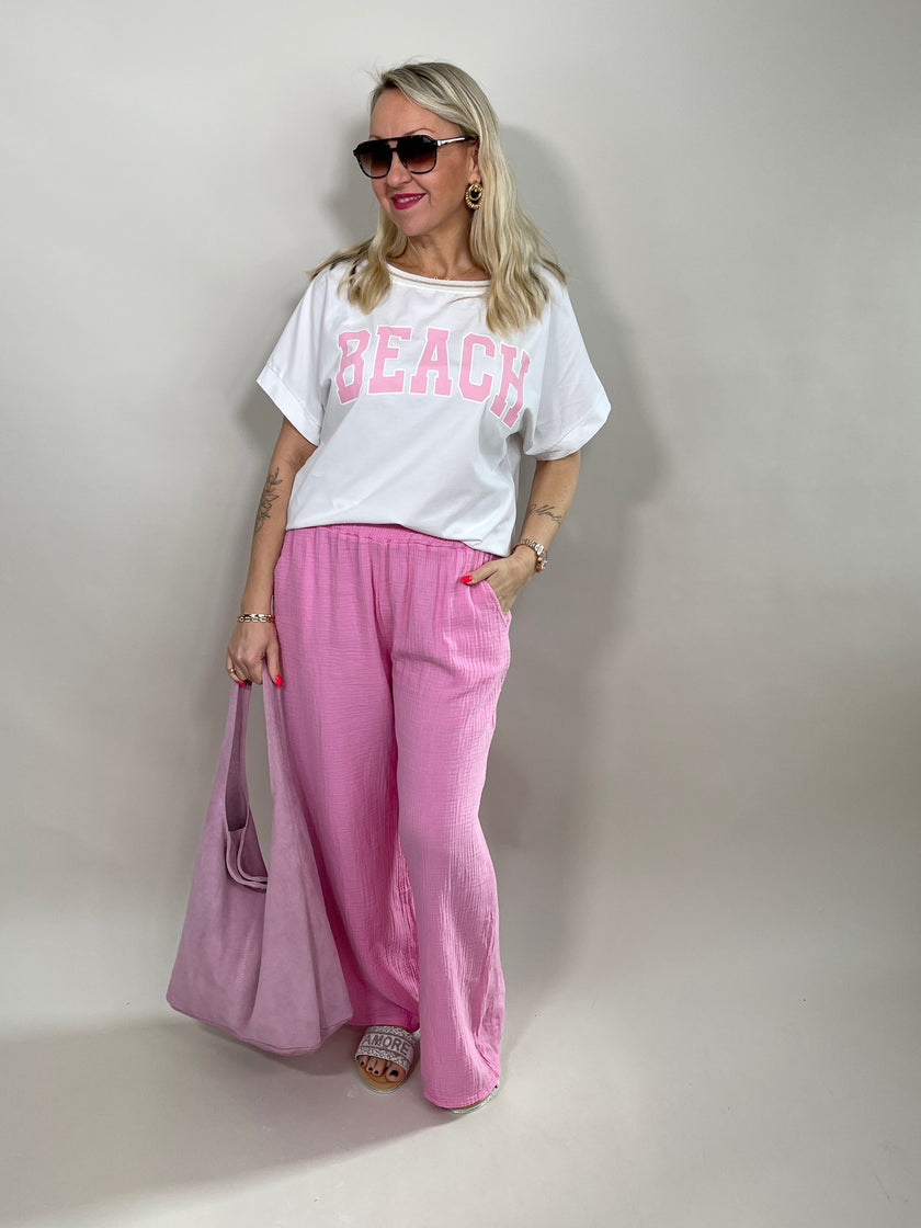 T-Shirt mit Aufdruck in versch. Farben Artikel 5779