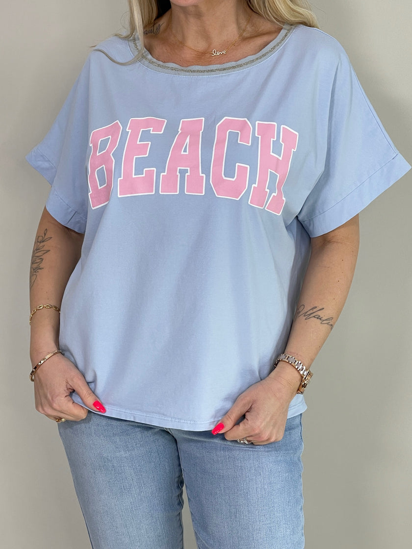 T-Shirt mit Aufdruck in versch. Farben Artikel 5779