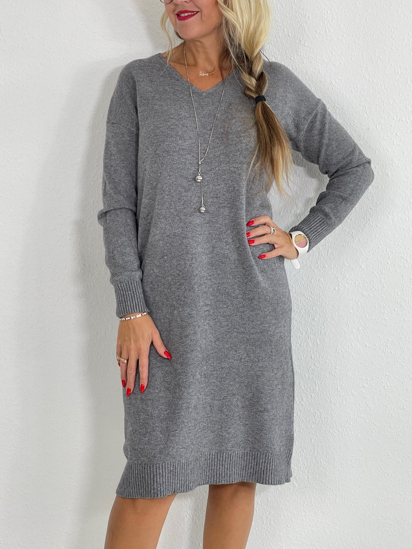 Strickkleid Uni in versch. Farben Artikel 5266