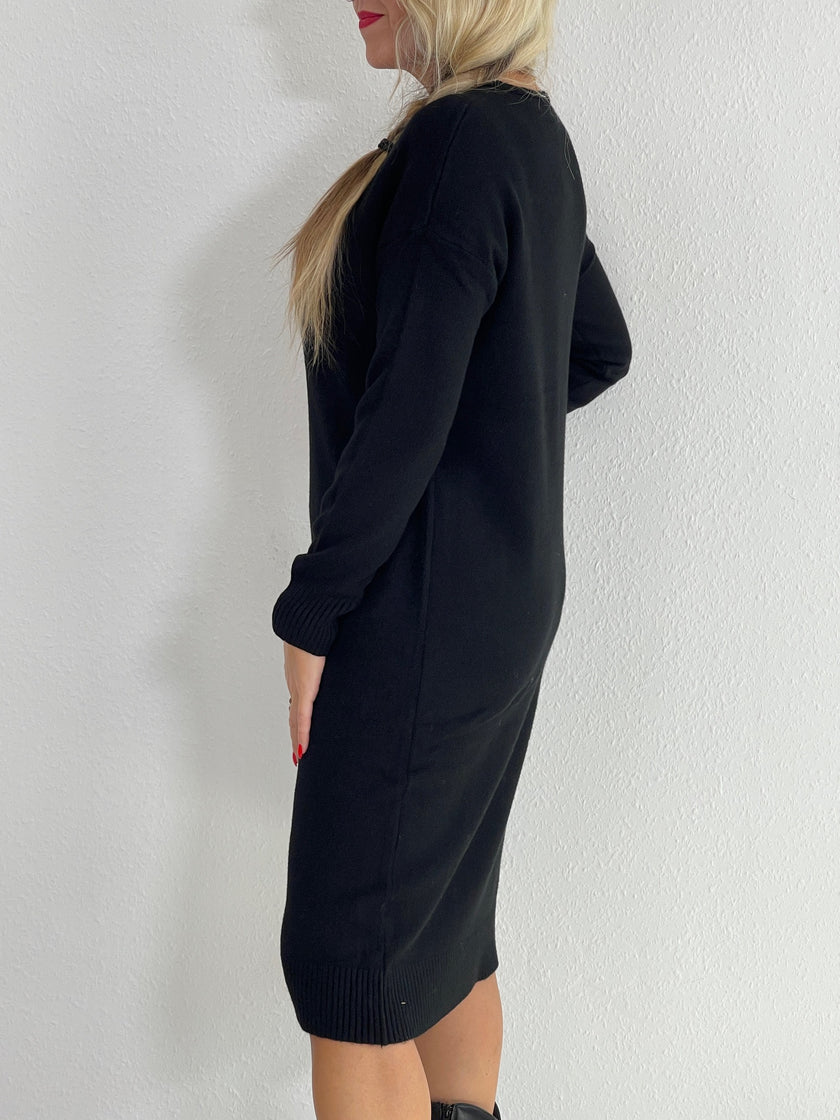 Strickkleid Uni in versch. Farben Artikel 5266
