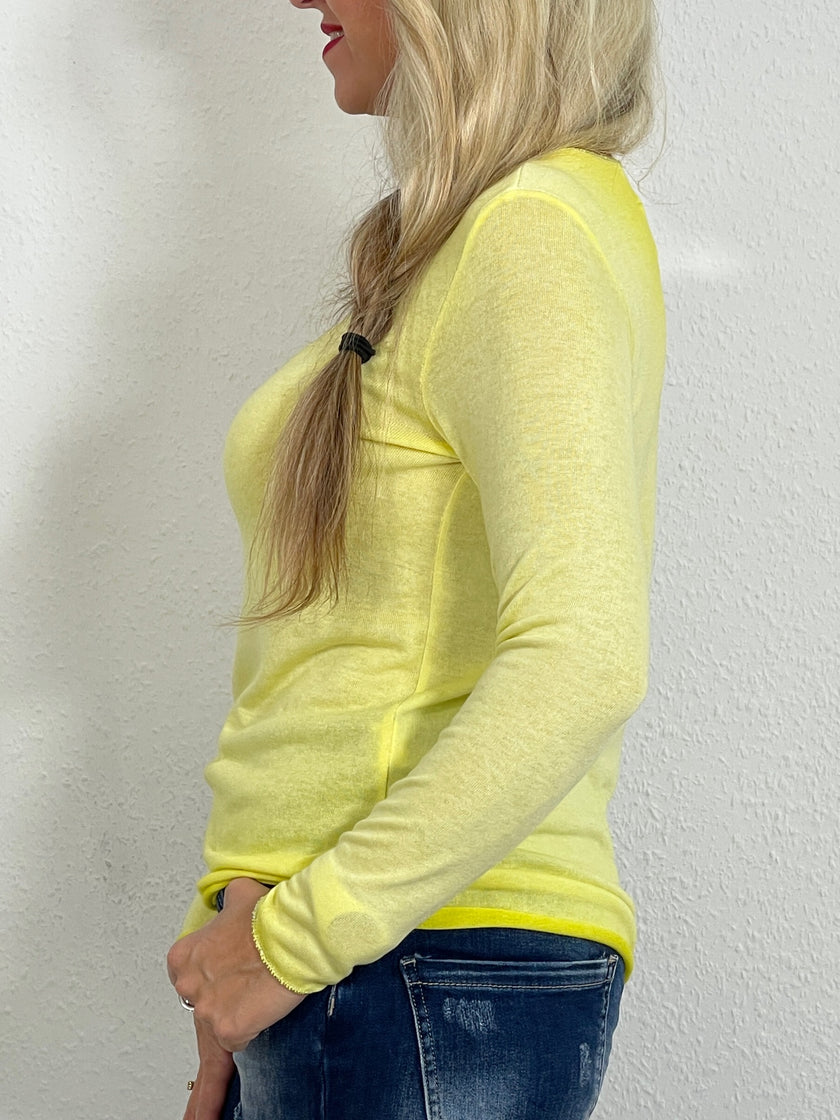 Langarmshirt mit Glitzerfäden versch. Farben Artikel 1051