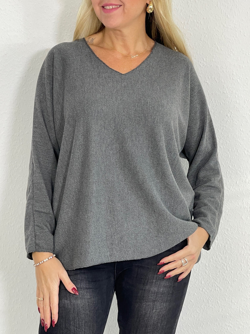 Basic Feinstrick 3/4 Ärmel in versch. Farben Artikel 5314