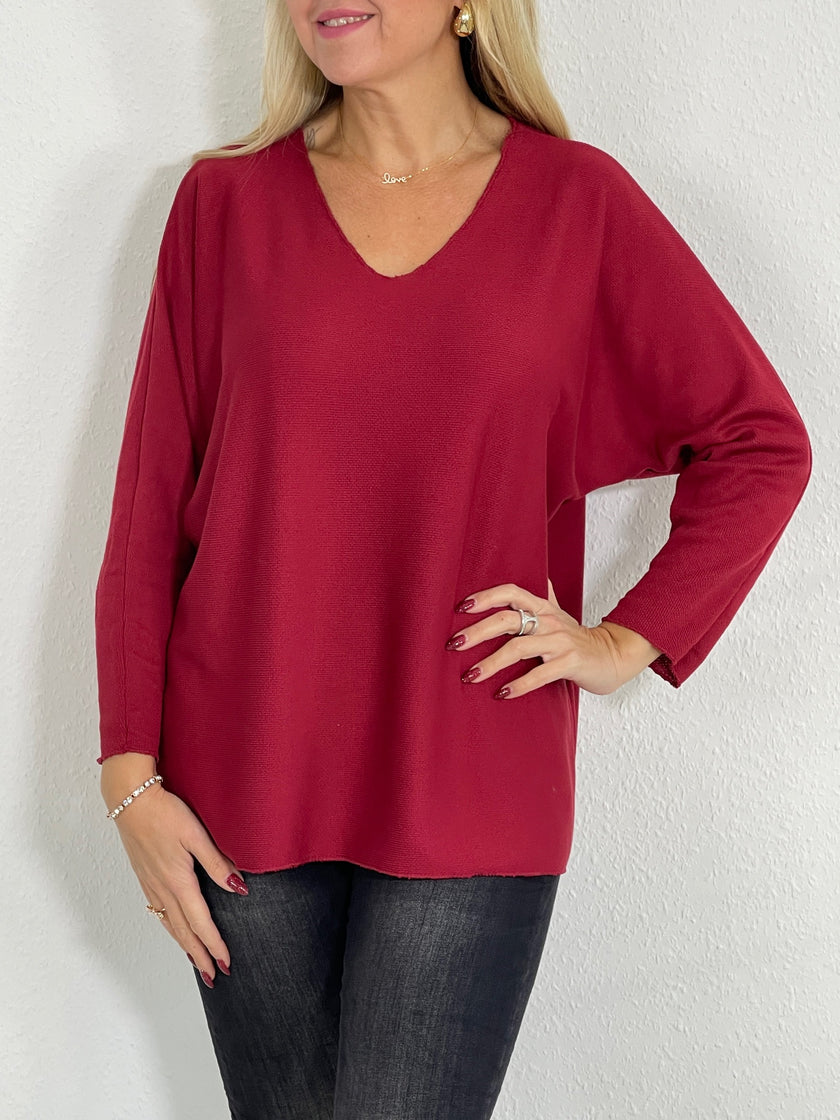 Basic Feinstrick 3/4 Ärmel in versch. Farben Artikel 5314