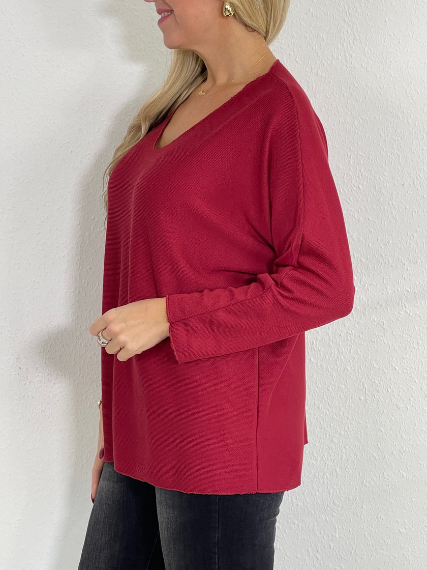 Basic Feinstrick 3/4 Ärmel in versch. Farben Artikel 5314