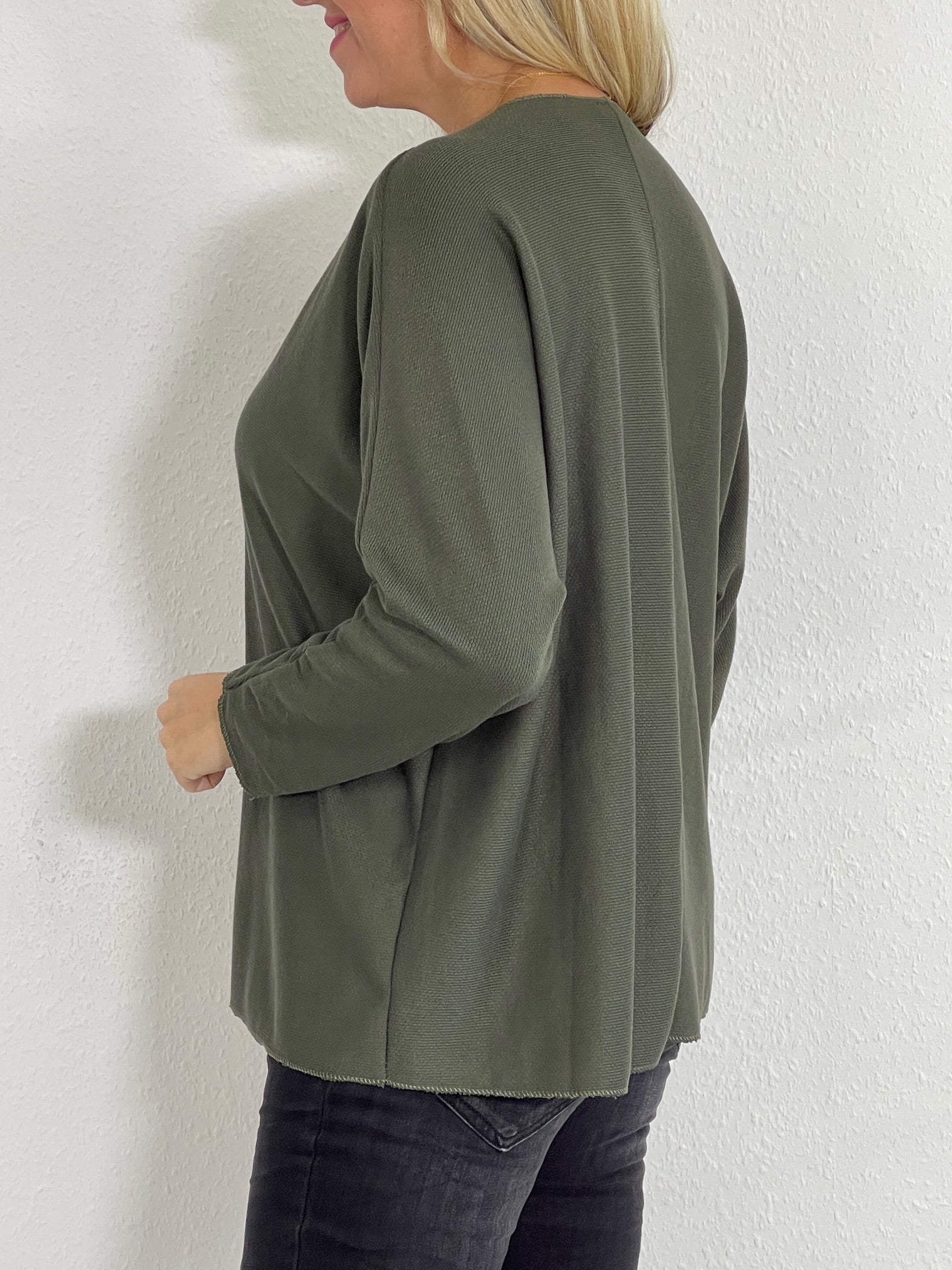 Basic Feinstrick 3/4 Ärmel in versch. Farben Artikel 5314