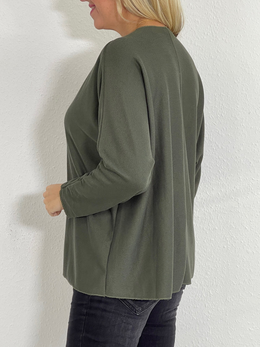 Basic Feinstrick 3/4 Ärmel in versch. Farben Artikel 5314