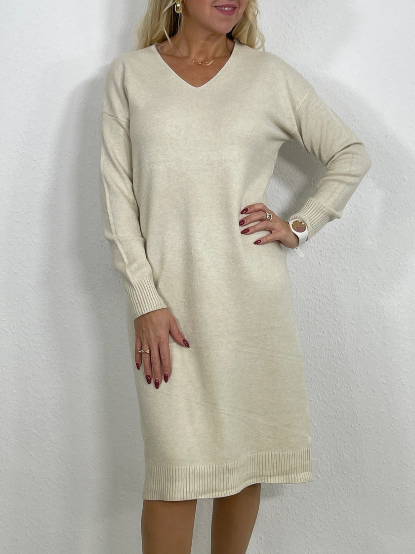 Strickkleid Uni in versch. Farben Artikel 5266