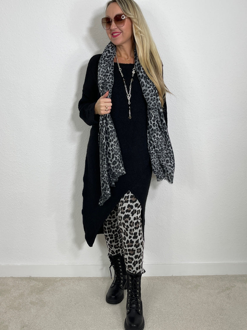 Leggings mit Leoprint in versch. Farben Artikel 5272
