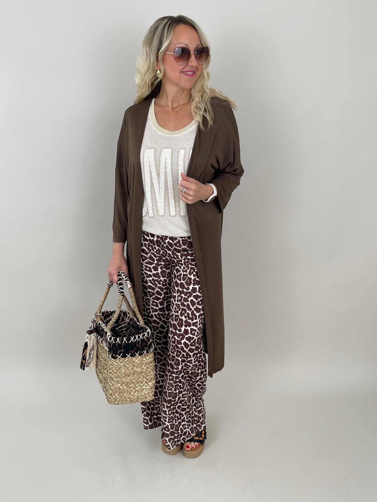 Cardigan 3/4 Arm Uni in versch. Farben Artikel 5843