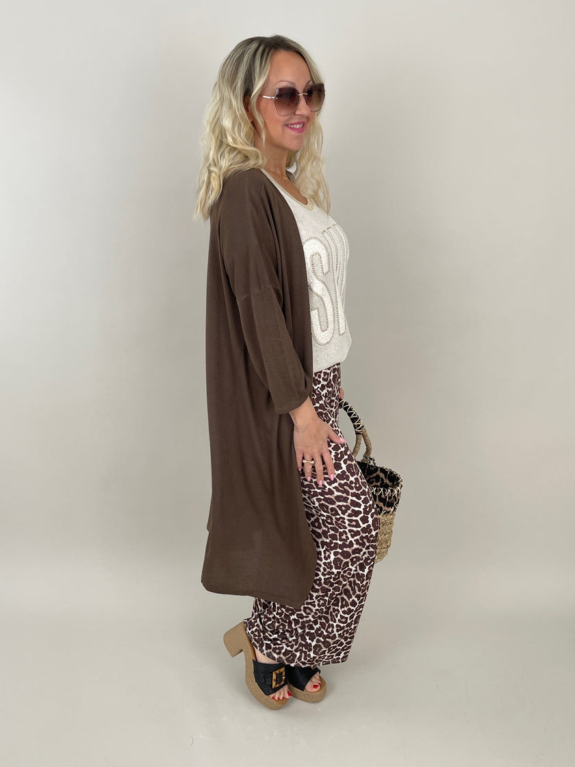 Cardigan 3/4 Arm Uni in versch. Farben Artikel 5843