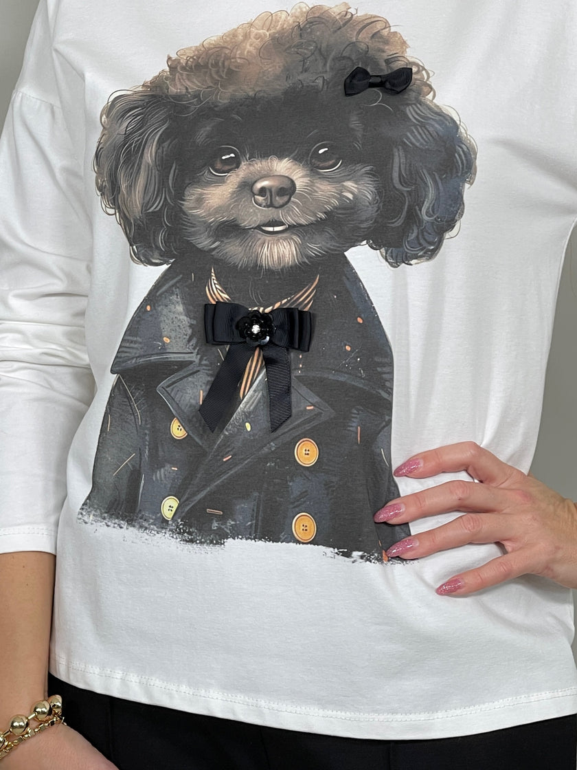 Langarmshirt Hund versch. Motiv Artikel 5475
