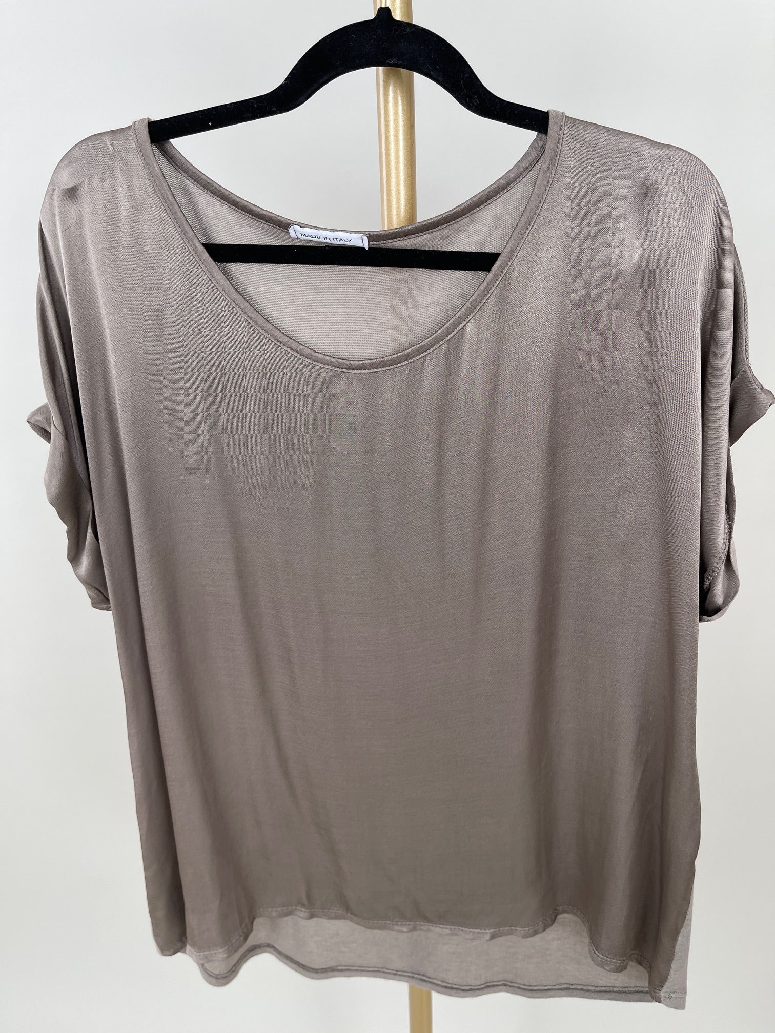 Shirt Satinoptik Uni in versch. Farben Artikel 3599