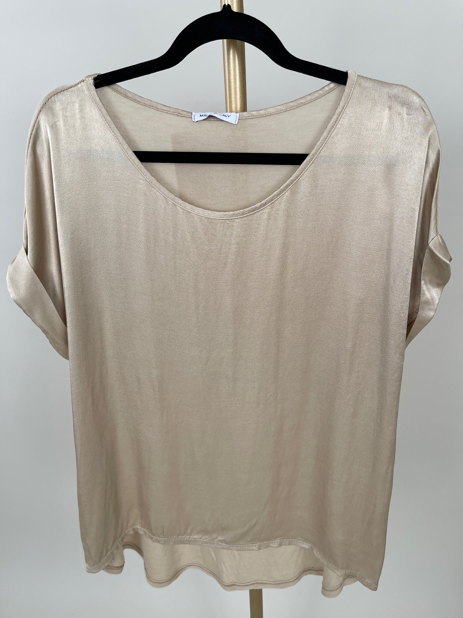 Shirt Satinoptik Uni in versch. Farben Artikel 3599
