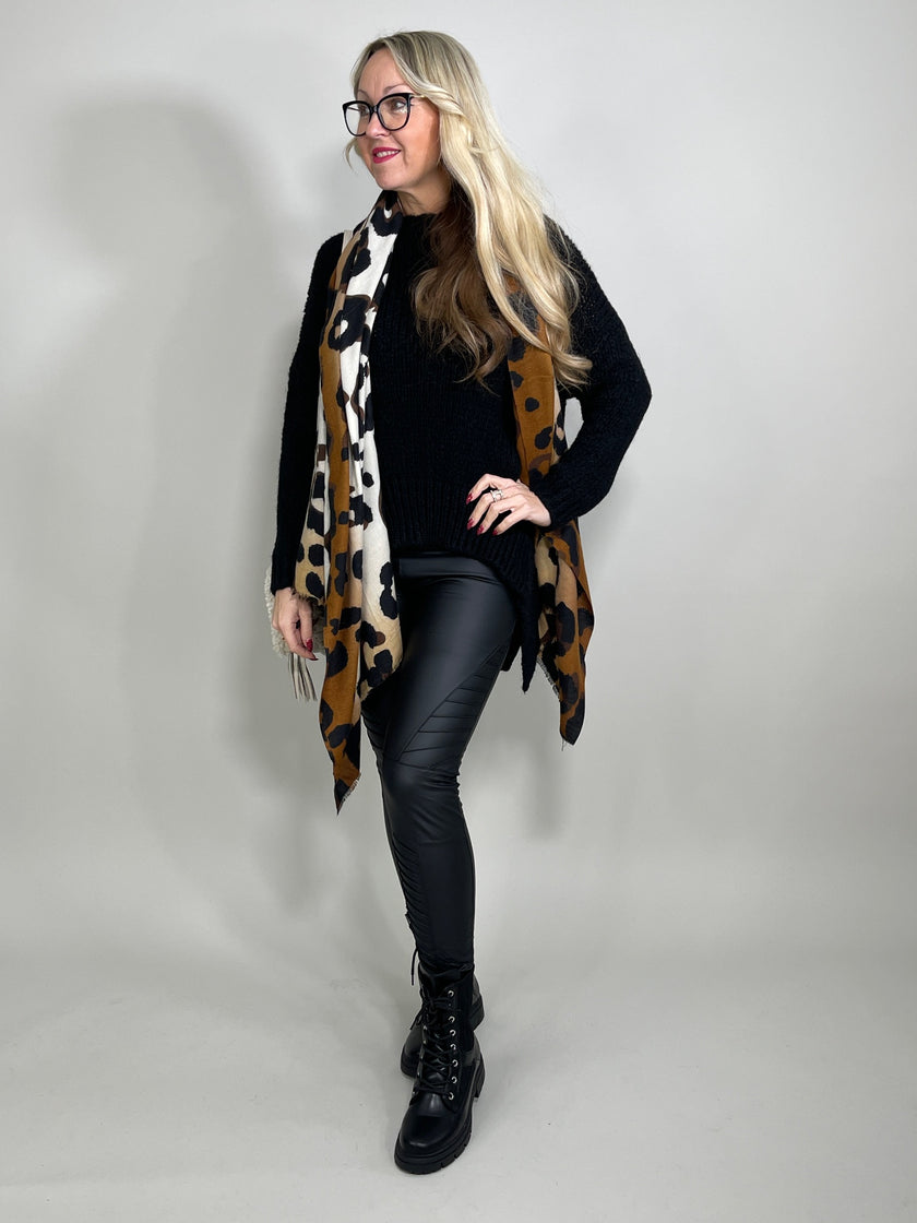 Longpullover Grobstrick in versch. Farben Artikel 5504