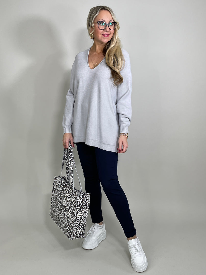 Pullover V-Ausschnitt in versch. Farben Artikel 5342