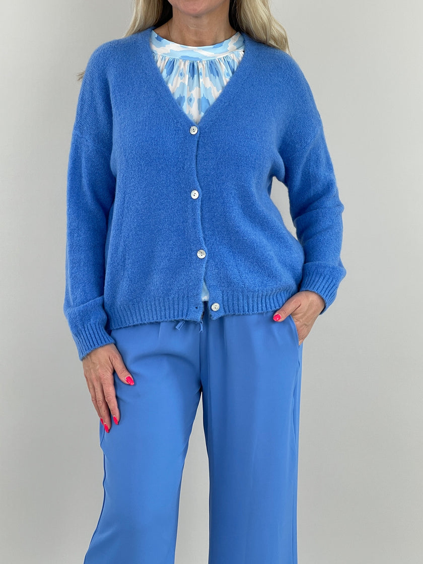 Cardigan Uni mit Knopfleiste in versch. Farben Artikel 5587