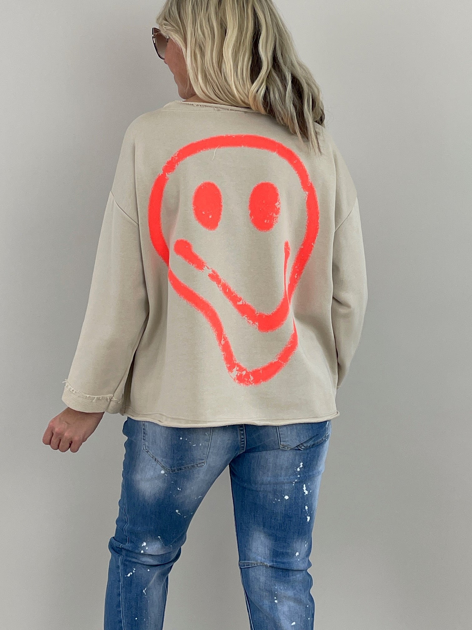 Sweatshirt Smile in versch. Farben Artikel 6078