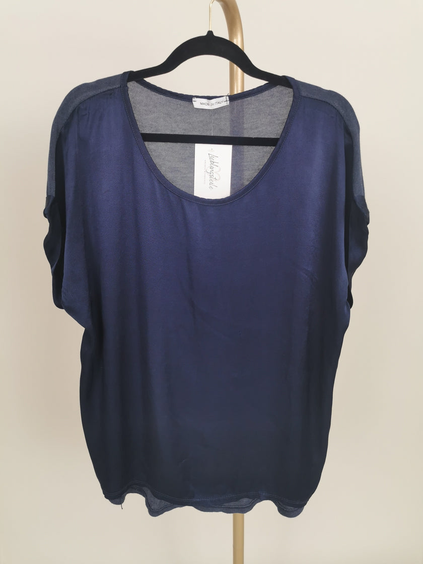 Shirt Satinoptik Uni in versch. Farben Artikel 3599
