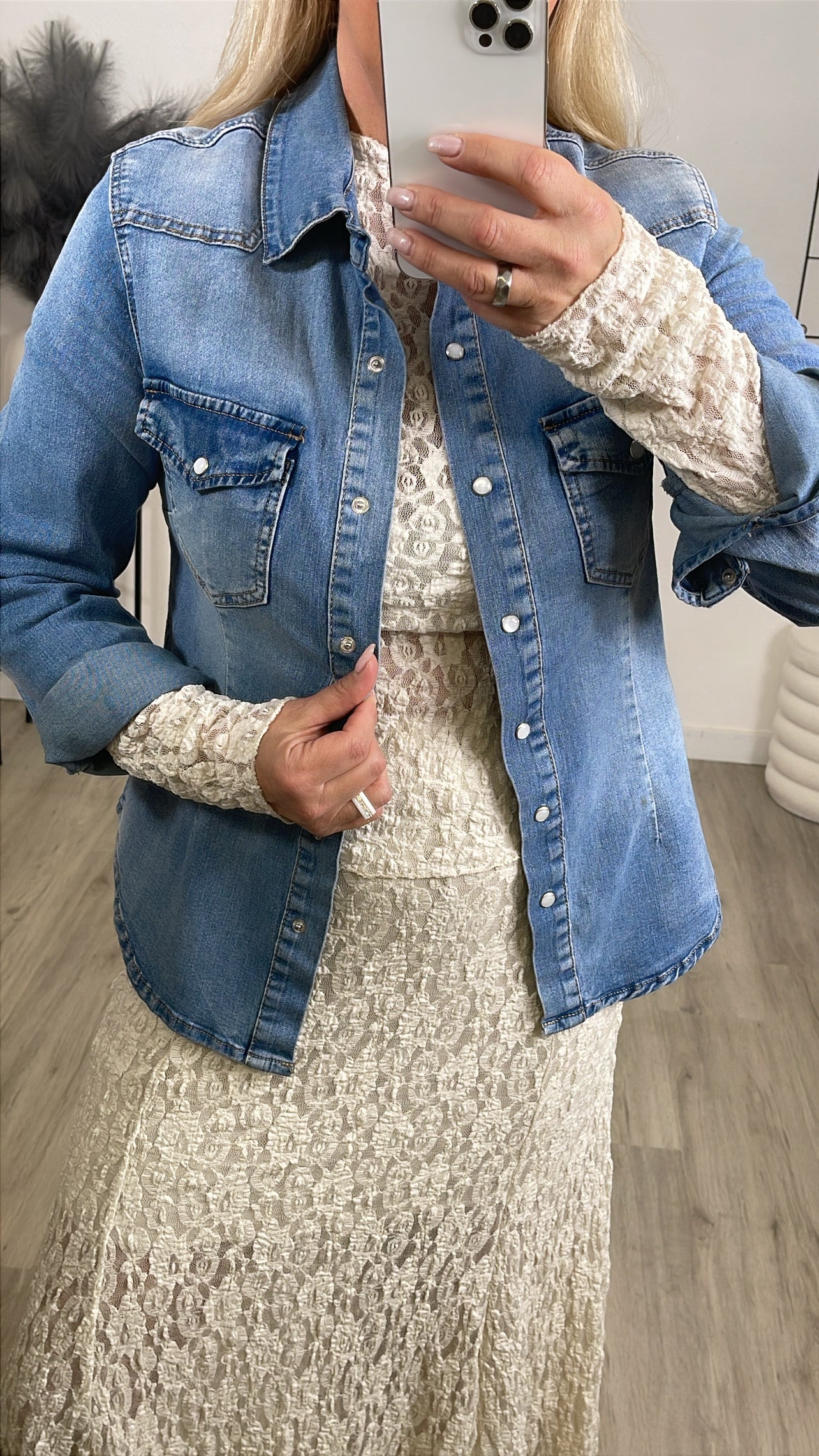 Jeans Bluse Art. 7093