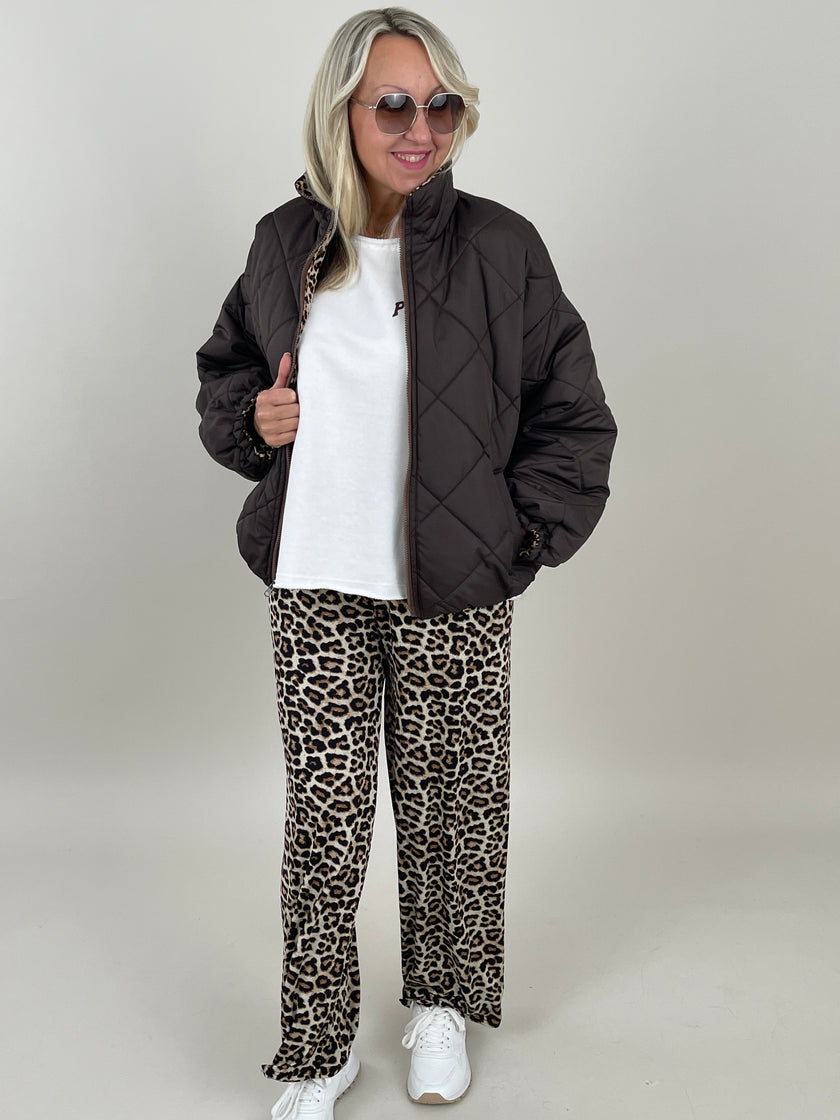 Wendejacke in Mokka/Leo Artikel 6251