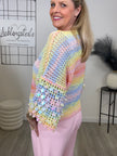 Pullover Bunt mit Pailletten Art. 6956