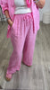 2-Teiler Leinen in Pink